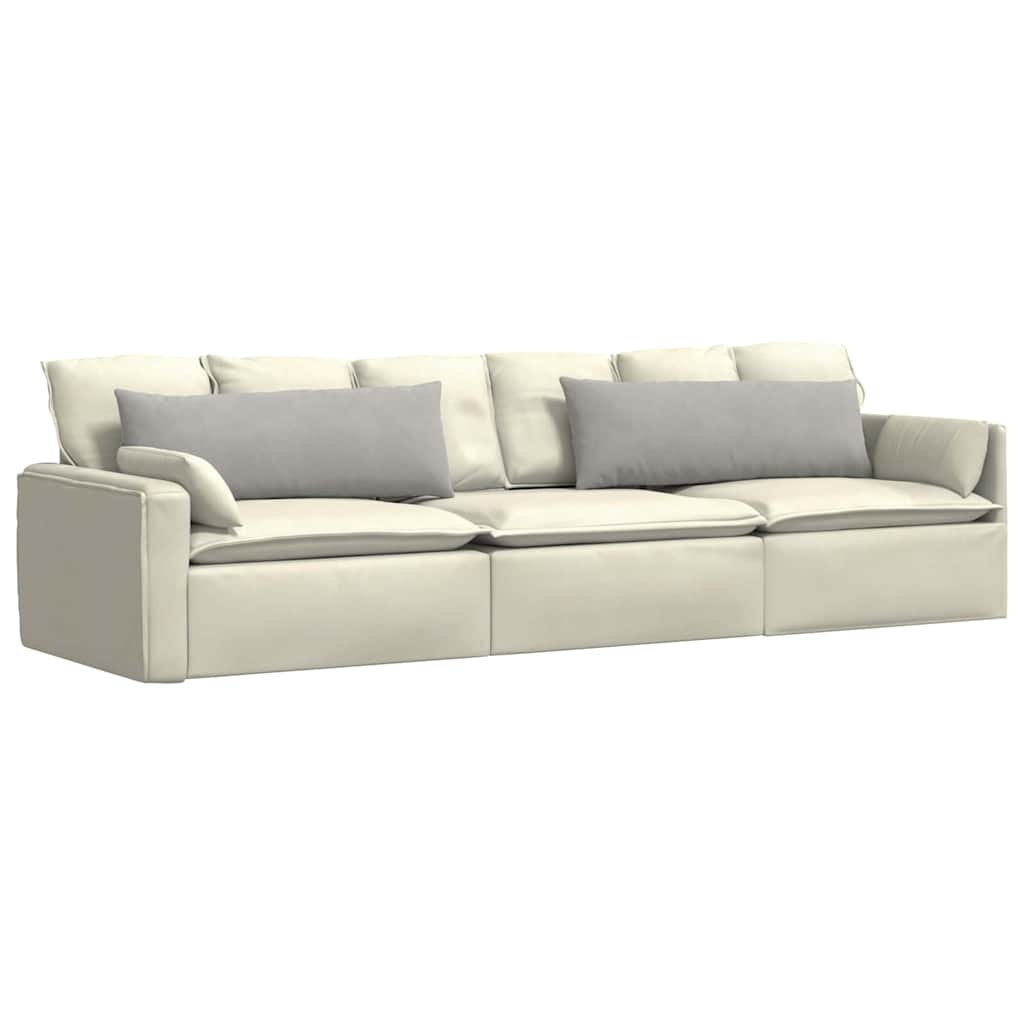 Sofa kussens Lichtgrijs Stof