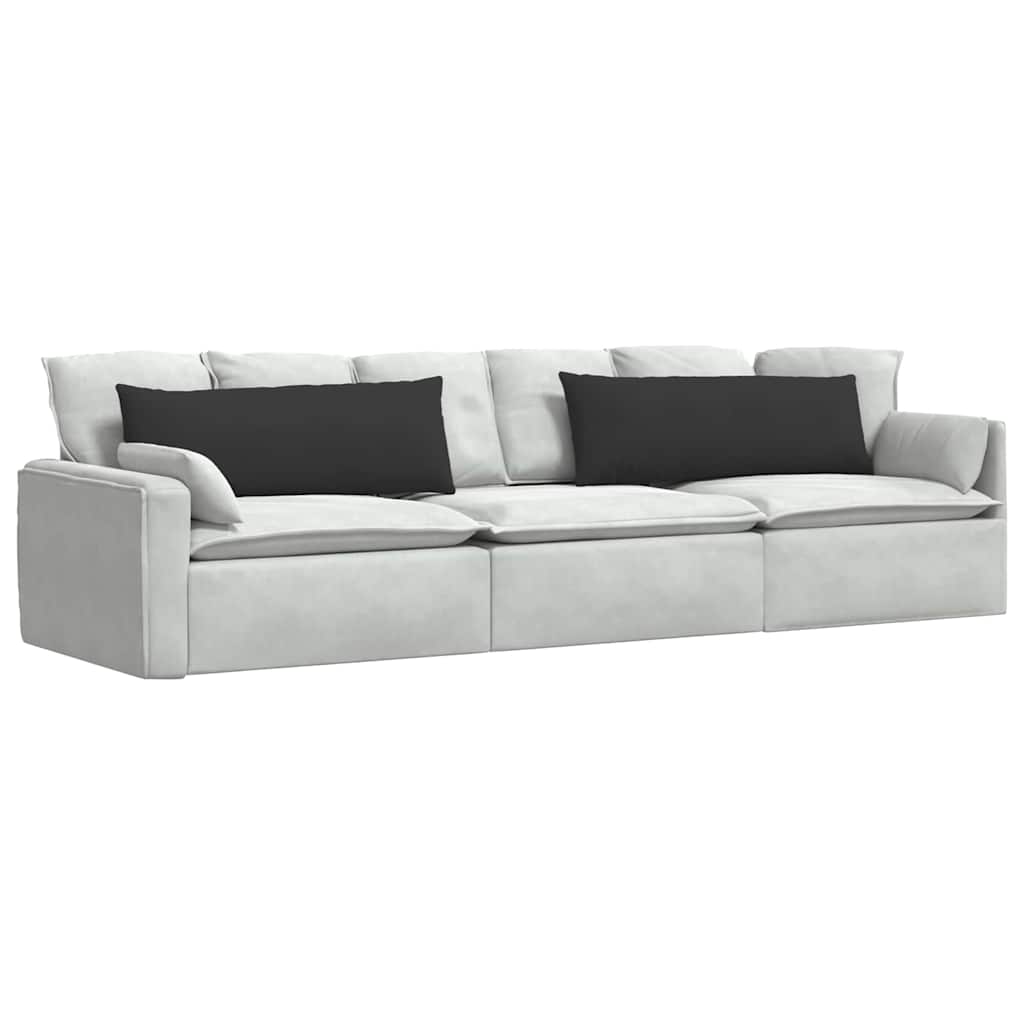 Sofa kussens Zwart Stof