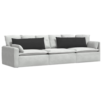 Sofa kussens Zwart Stof