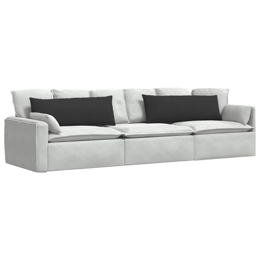 Sofa kussens Zwart Stof