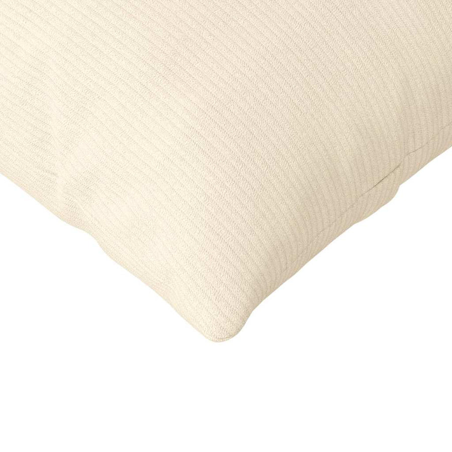 Sofa Kussens 2 pcs Crème 120 x 40 cm Katoen Stof