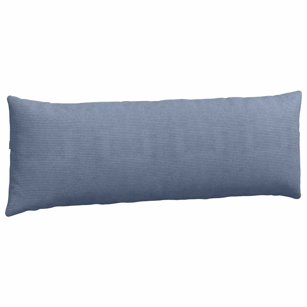 Sofa Kussens 2 pcs Blauw 120 x 40 cm Katoen Stof
