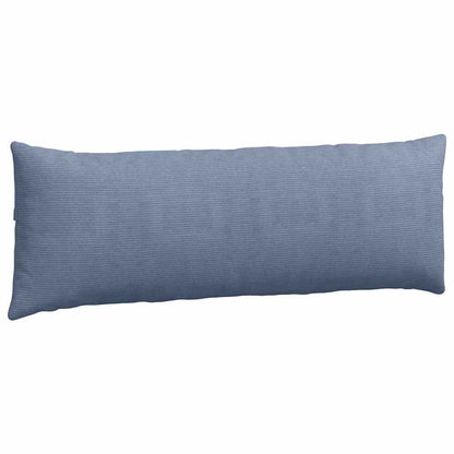 Sofa Kussens 2 pcs Blauw 120 x 40 cm Katoen Stof