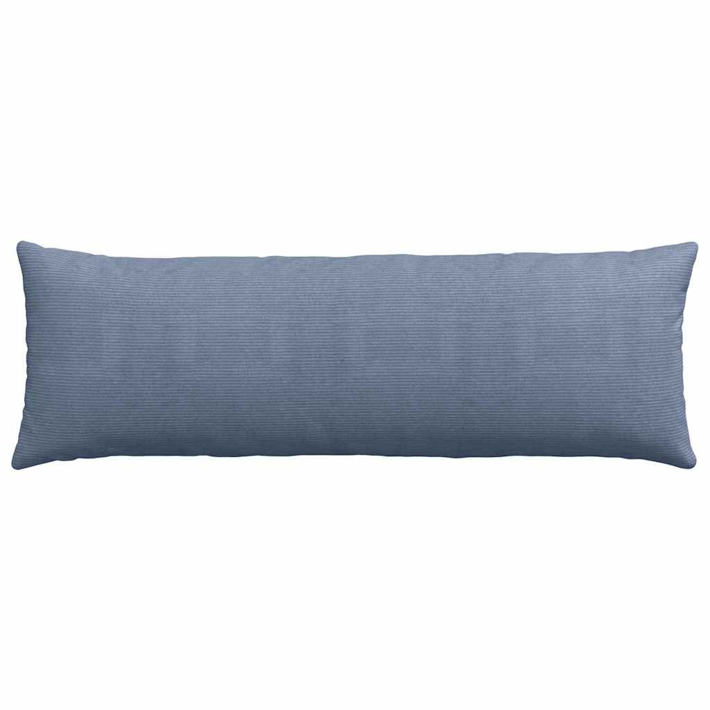 Sofa Kussens 2 pcs Blauw 120 x 40 cm Katoen Stof