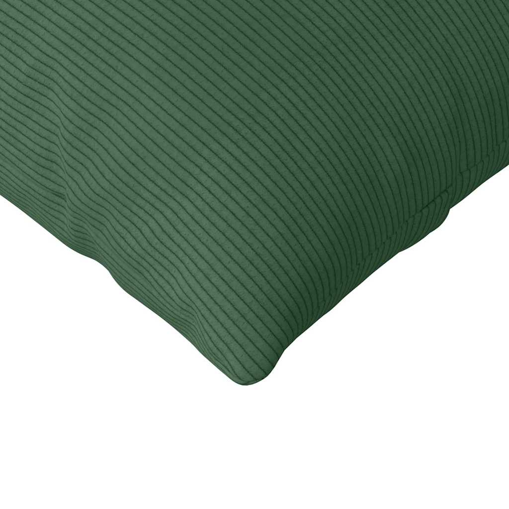 Sofa Kussens 2 pcs Donkergroen 120 x 40 cm Katoen Stof