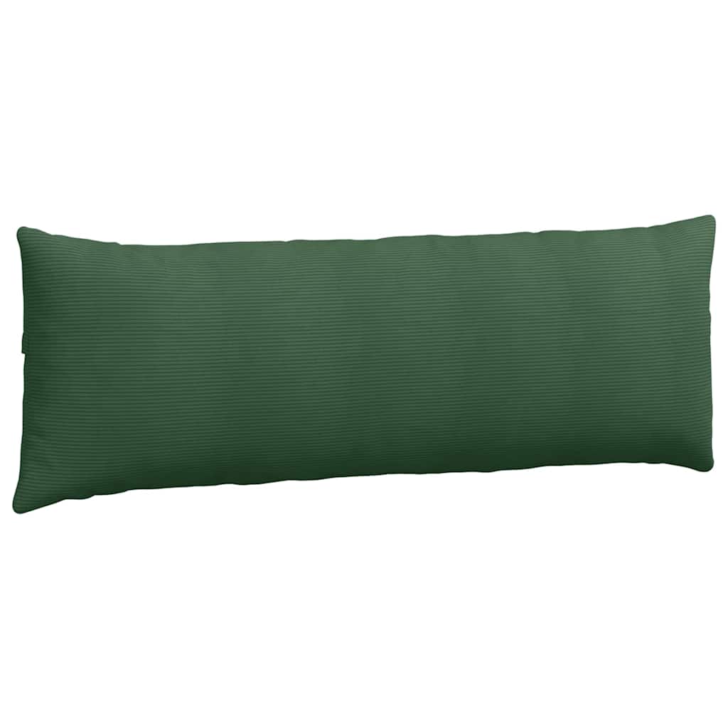 Sofa Kussens 2 pcs Donkergroen 120 x 40 cm Katoen Stof
