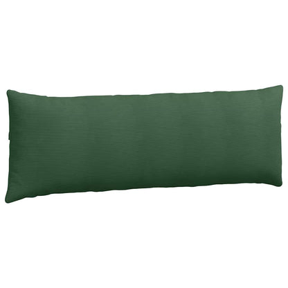 Sofa Kussens 2 pcs Donkergroen 120 x 40 cm Katoen Stof