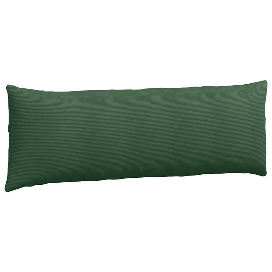 Sofa Kussens 2 pcs Donkergroen 120 x 40 cm Katoen Stof