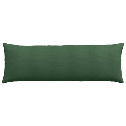 Sofa Kussens 2 pcs Donkergroen 120 x 40 cm Katoen Stof