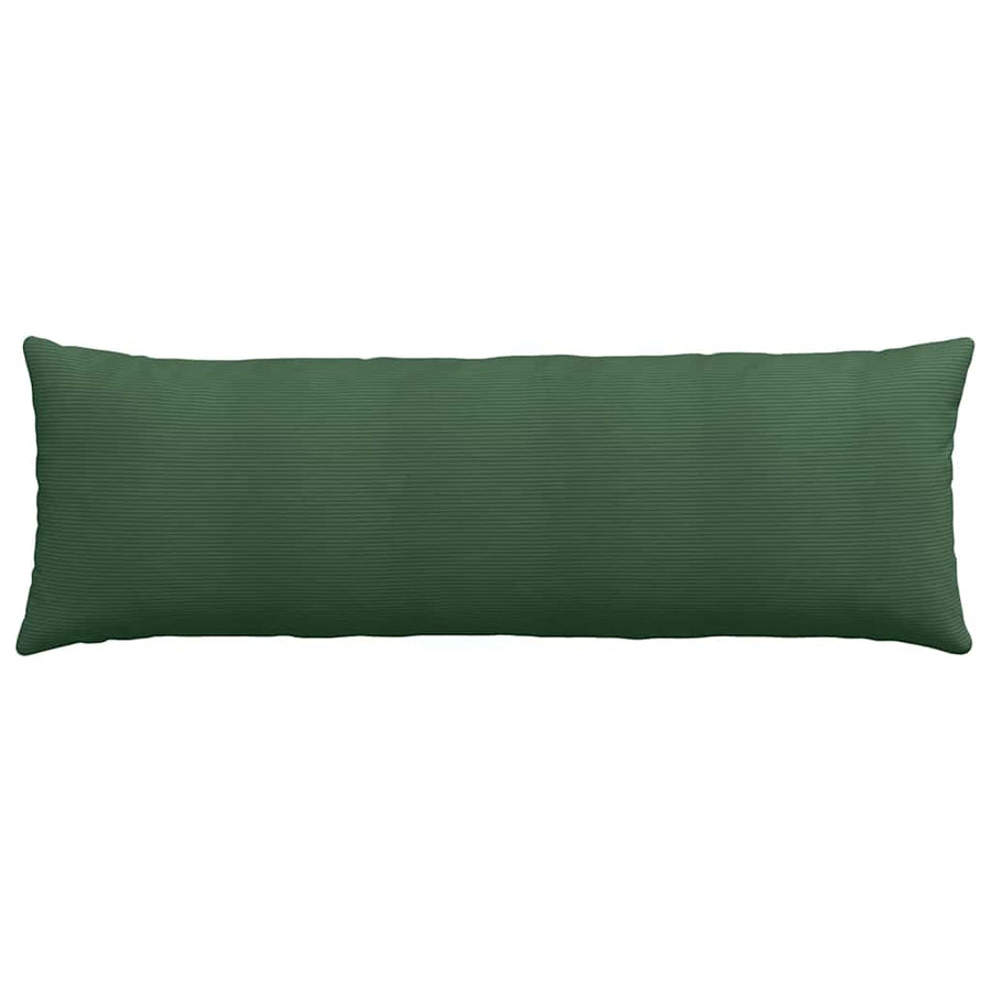 Sofa Kussens 2 pcs Donkergroen 120 x 40 cm Katoen Stof