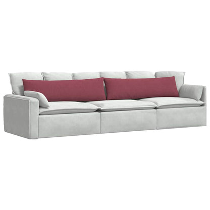 Sofa Kussens Wijnrood Stof
