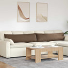Sofa Cushions 2 pcs Brown 145 x 40 cm Fabric