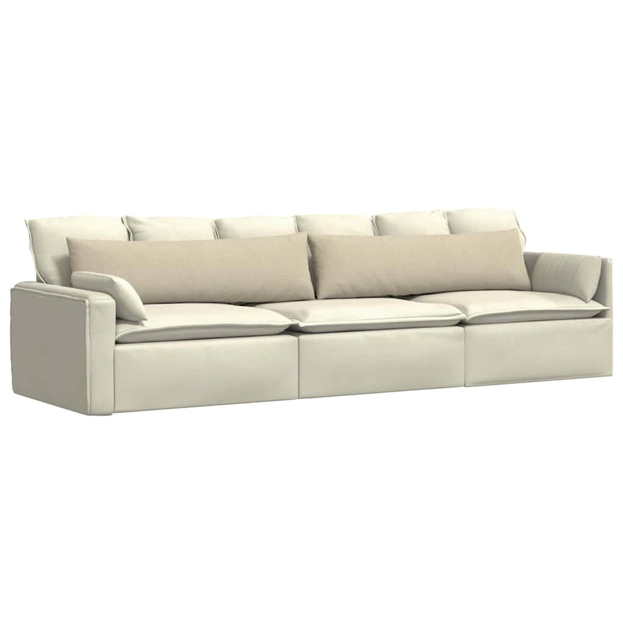Sofa Kussens Crème Stof