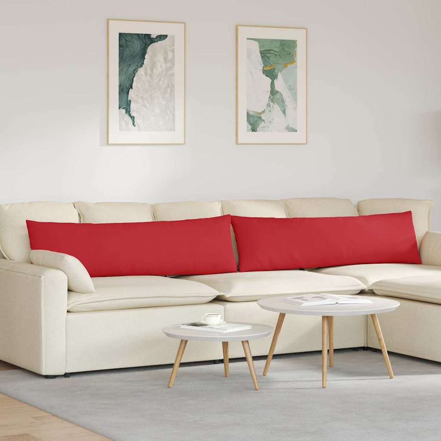 Sofa Kussens 2 pcs Rood 145 x 40 cm