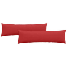 Sofa Kussens 2 pcs Rood 145 x 40 cm