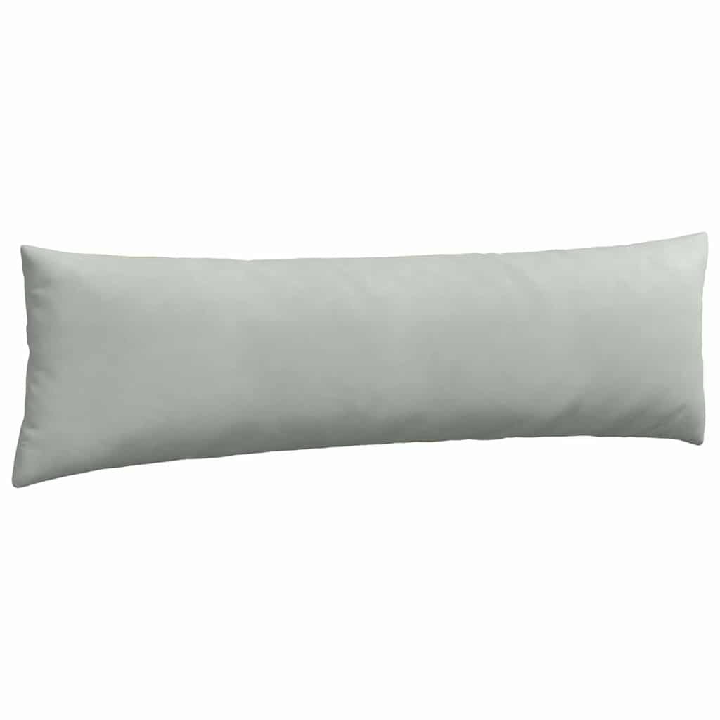 Sofa Kussens 2 pcs Lichtgrijs 145 x 40 cm Katoen Stof