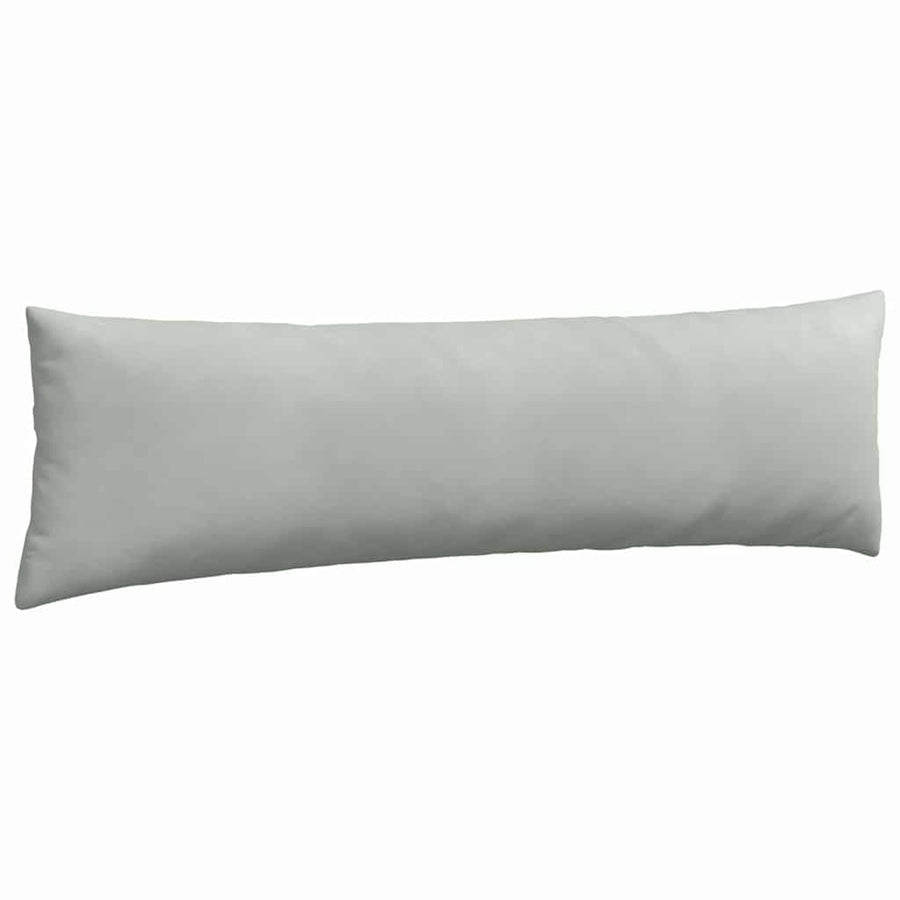Sofa Kussens 2 pcs Lichtgrijs 145 x 40 cm Katoen Stof
