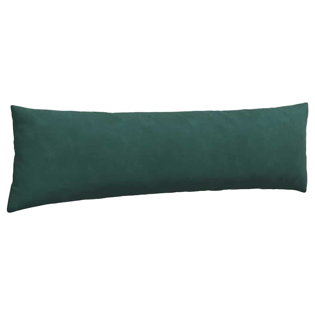 Sofa Kussens 2 pcs Donkergroen 145 x 40 cm Katoen Stof