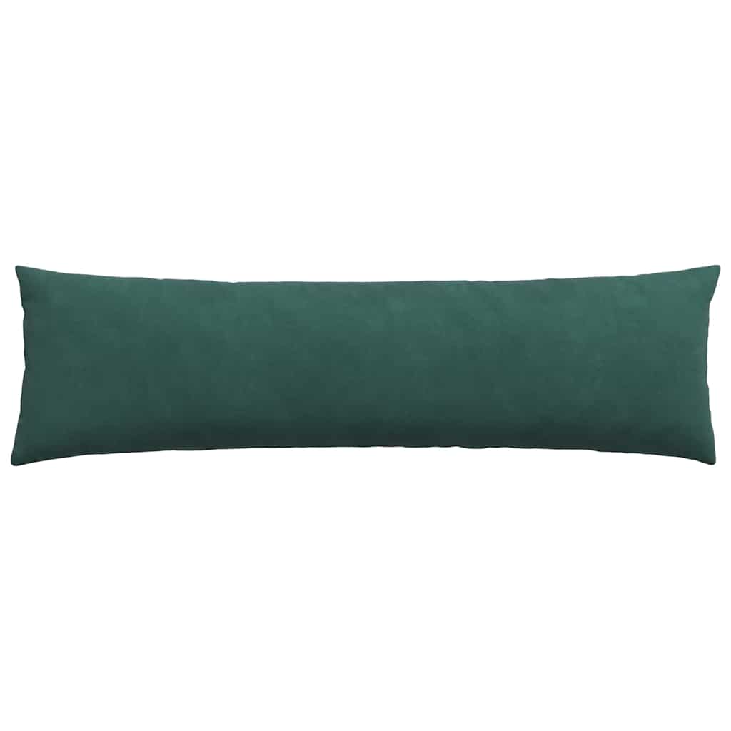 Sofa Kussens 2 pcs Donkergroen 145 x 40 cm Katoen Stof