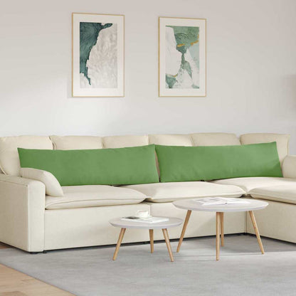 Sofa Kussens 2 stuks Lichtgroen 145 x 40 cm Cordstof