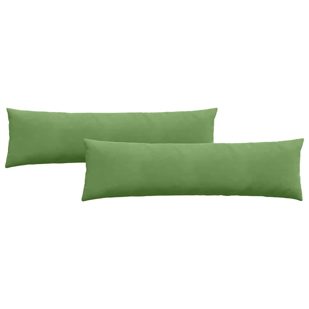 Sofa Kussens 2 stuks Lichtgroen 145 x 40 cm Cordstof