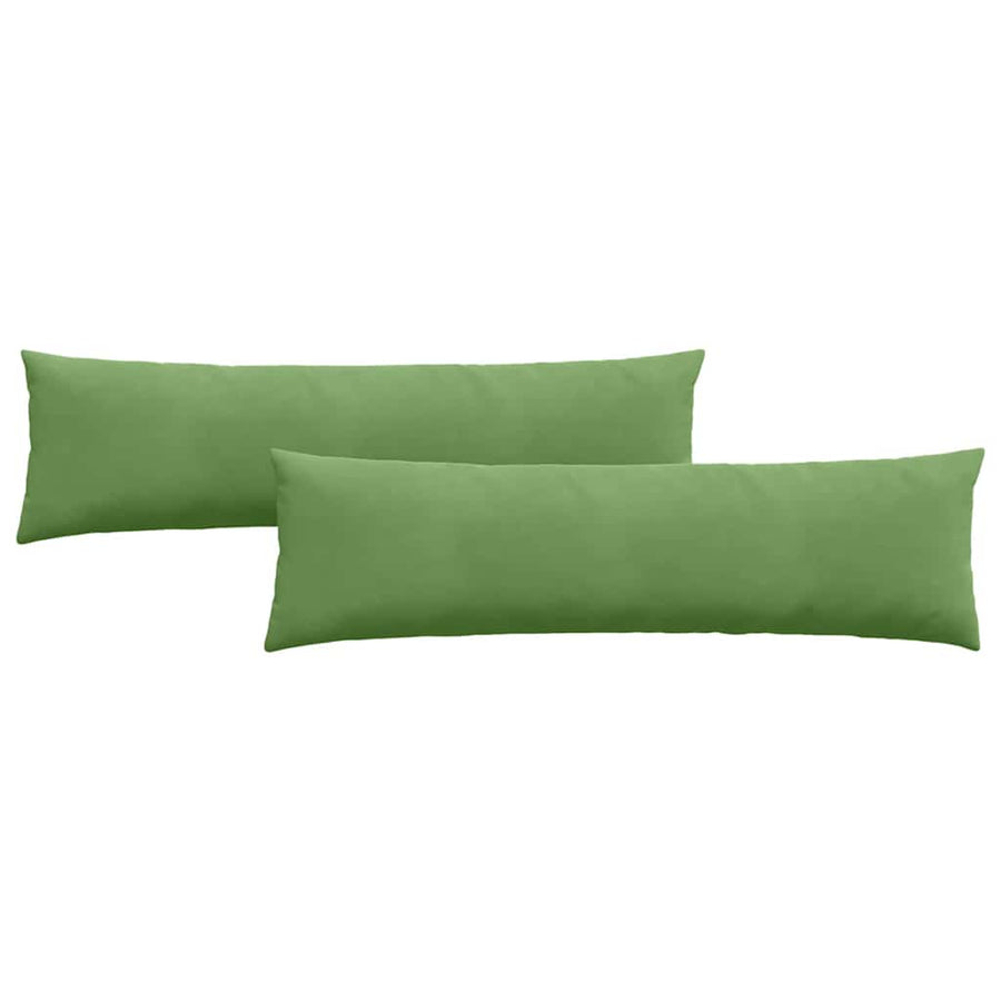 Sofa Kussens 2 stuks Lichtgroen 145 x 40 cm Cordstof