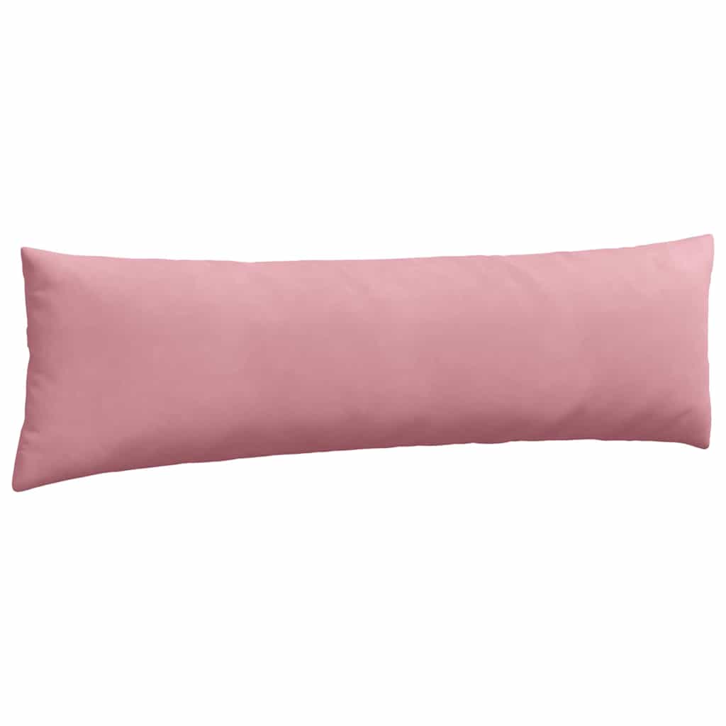Sofa Kussens 2 pcs Roze 145 x 40 cm Katoen Stof