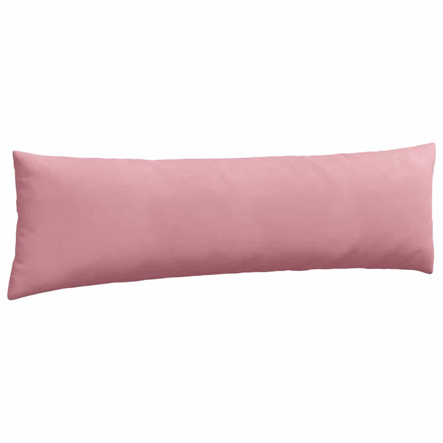 Sofa Kussens 2 pcs Roze 145 x 40 cm Katoen Stof