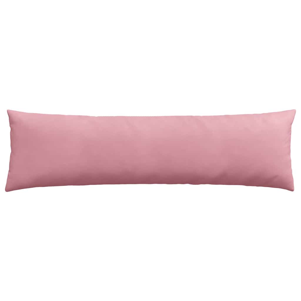 Sofa Kussens 2 pcs Roze 145 x 40 cm Katoen Stof