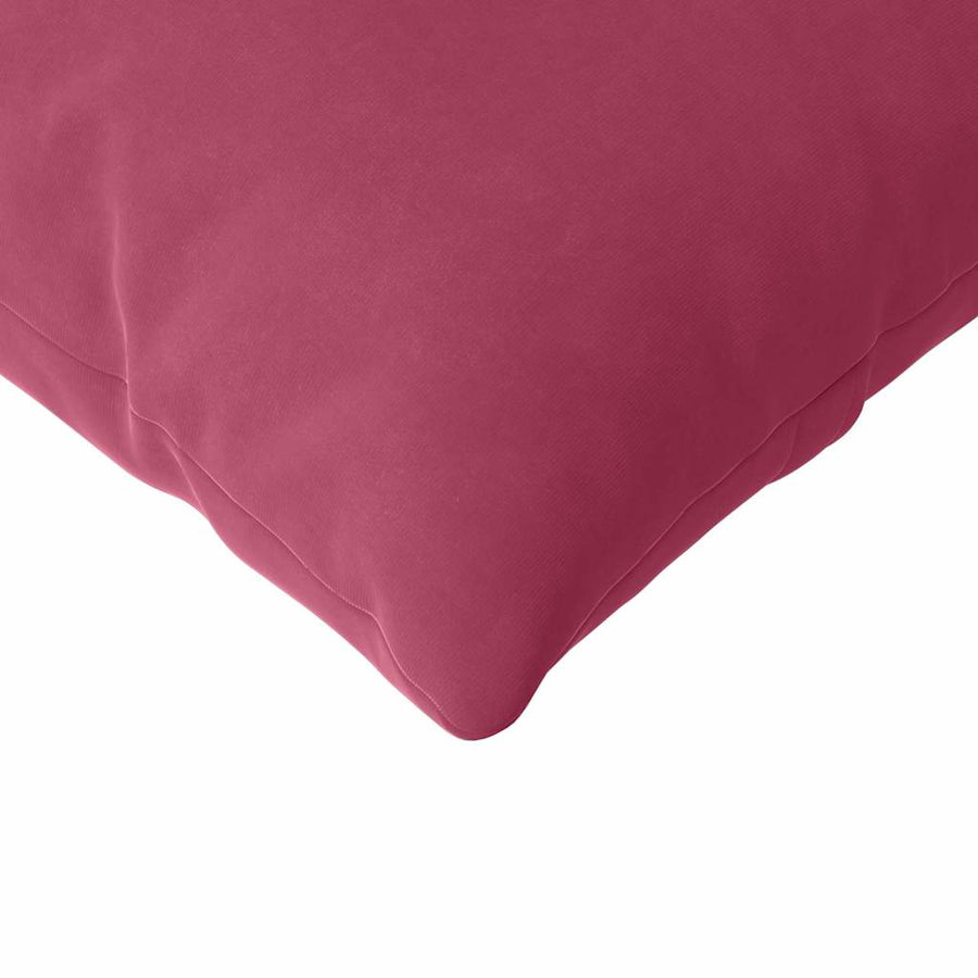 Sofa Kussens 2 pcs Wijnrood 145 x 40 cm Katoen Stof
