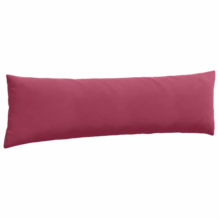 Sofa Kussens 2 pcs Wijnrood 145 x 40 cm Katoen Stof