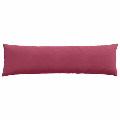 Sofa Kussens 2 pcs Wijnrood 145 x 40 cm Katoen Stof