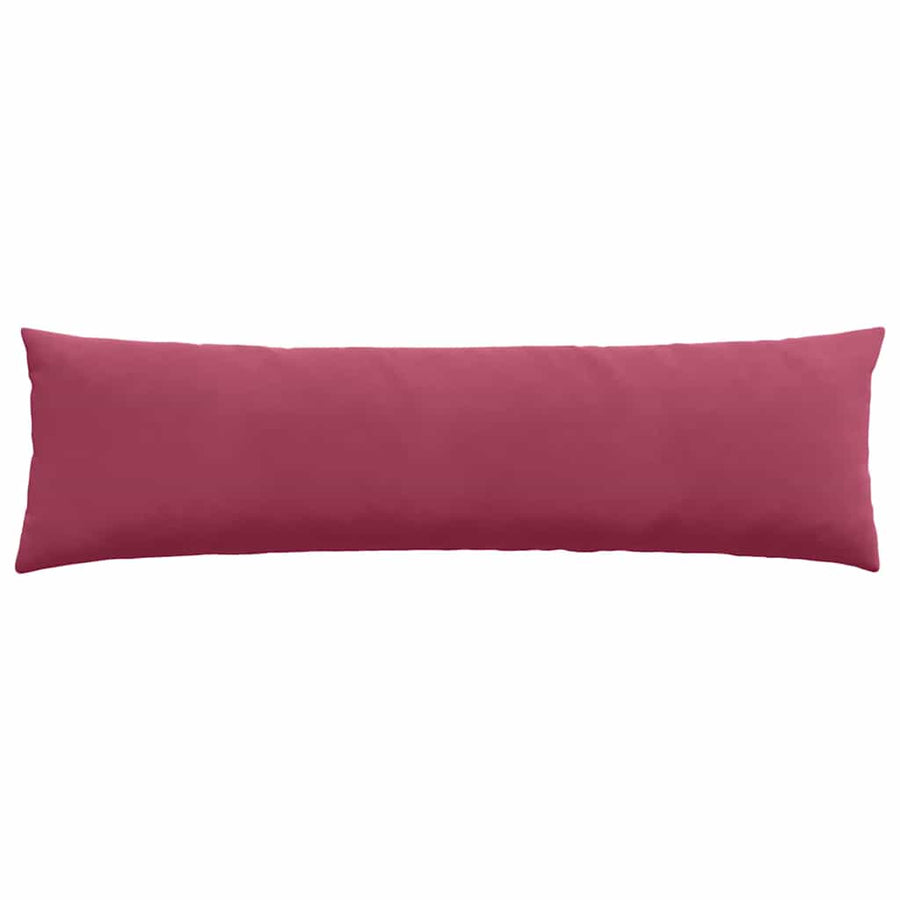 Sofa Kussens 2 pcs Wijnrood 145 x 40 cm Katoen Stof