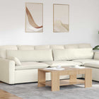Sofakussens 2 stuks crème 145x40x20 cm cordstof