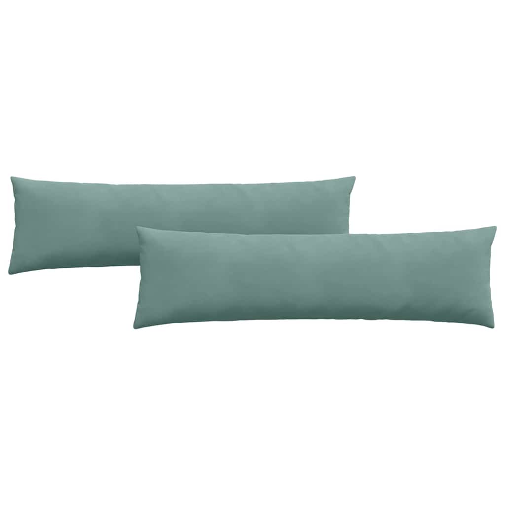 Sofa Kussens 2 pcs Zeegroen 145 x 40 cm Katoen Stof