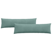 Sofa Kussens 2 pcs Zeegroen 145 x 40 cm Katoen Stof