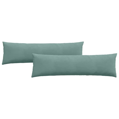 Sofa Kussens 2 pcs Zeegroen 145 x 40 cm Katoen Stof