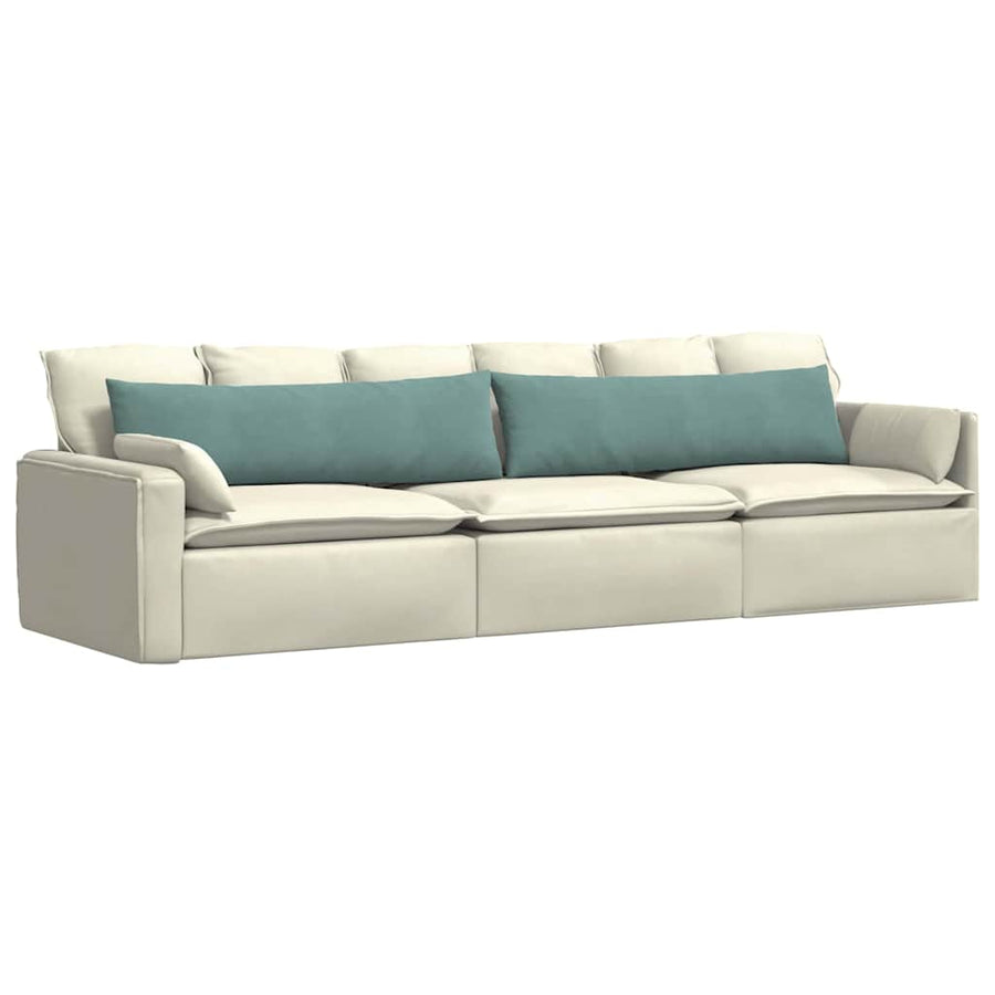 Sofa Kussens 2 pcs Zeegroen 145 x 40 cm Katoen Stof