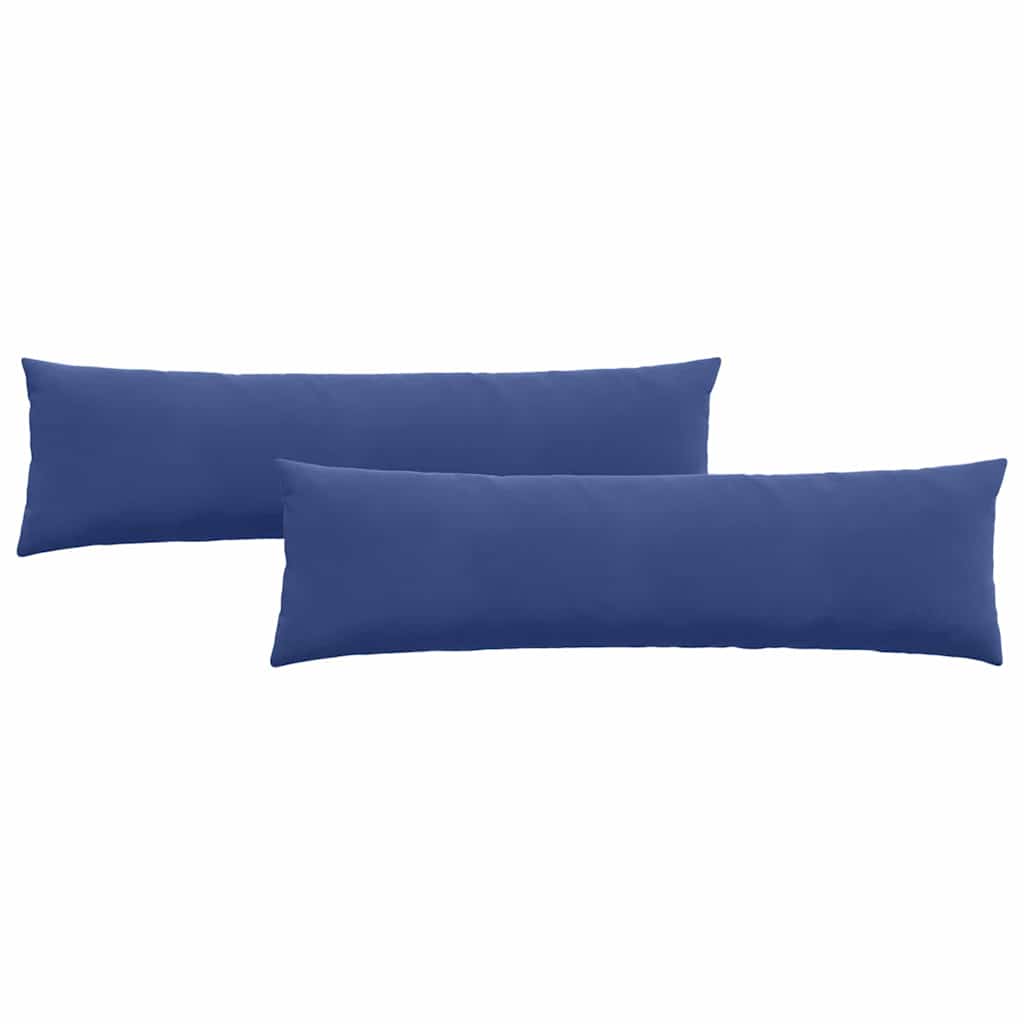 Sofa Kussens 2 pcs Politieblauw 145 x 40 cm Katoen Stof