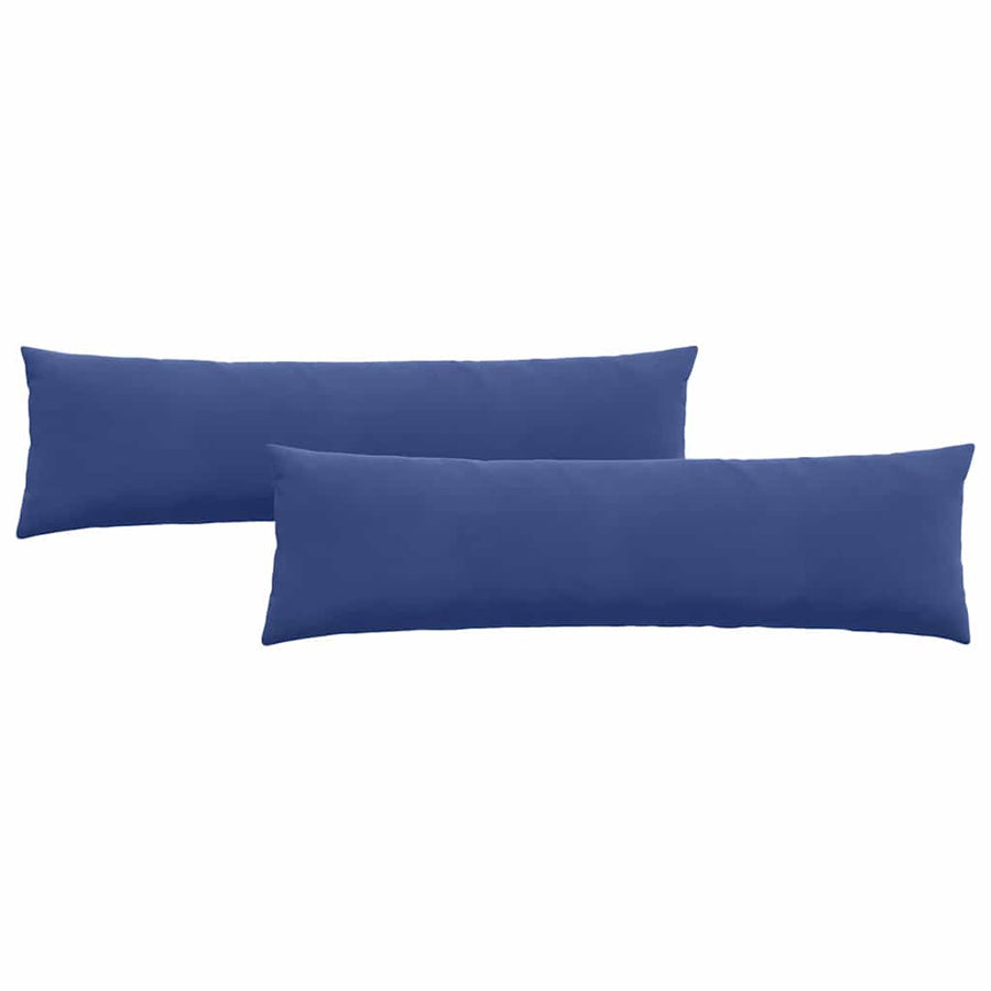 Sofa Kussens 2 pcs Politieblauw 145 x 40 cm Katoen Stof