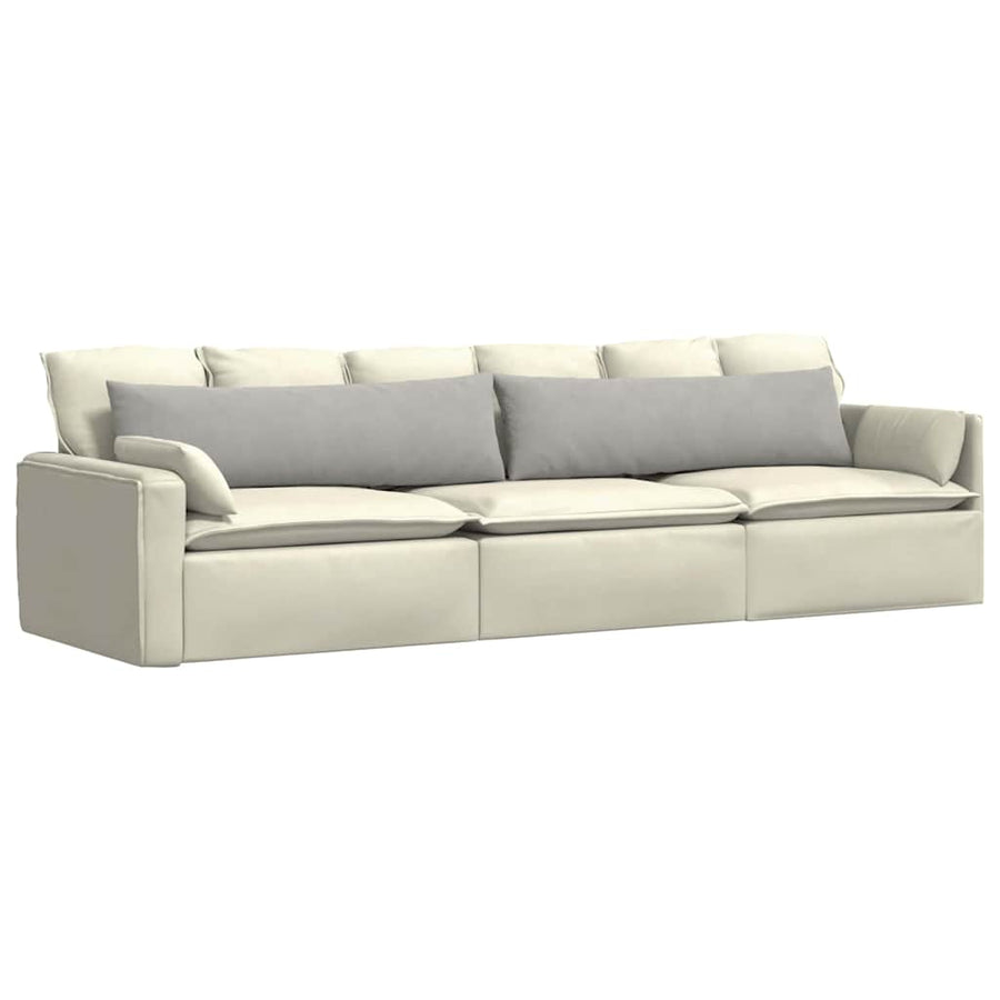 Sofa kussens Lichtgrijs Stof