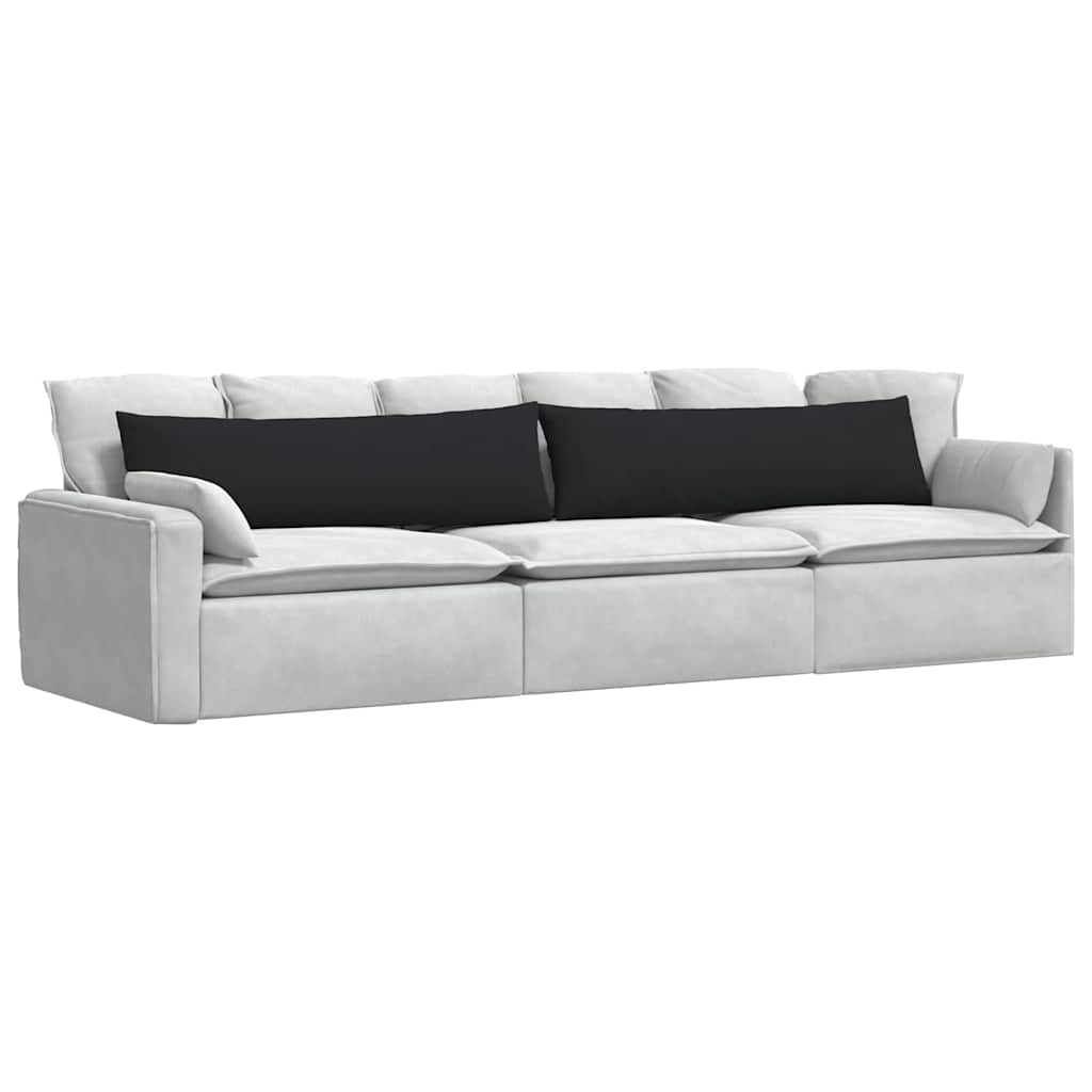 Sofa kussens Zwart Stof