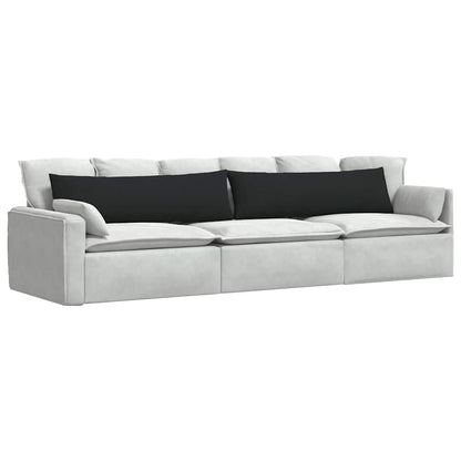 Sofa kussens Zwart Stof