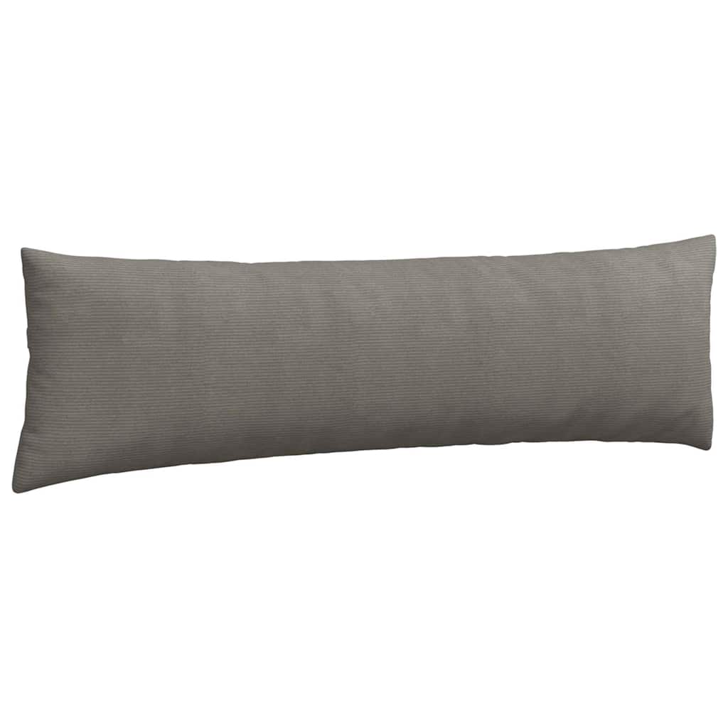 Sofa Kussens 2 pcs Lichtgrijs 145 x 40 cm Katoen Stof