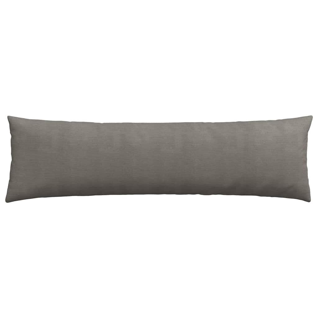 Sofa Kussens 2 pcs Lichtgrijs 145 x 40 cm Katoen Stof