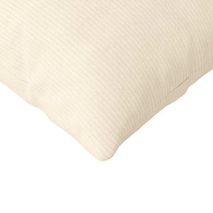 Sofa Kussens 2 pcs Crème 145 x 40 cm Katoen Stof