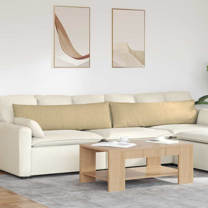 Sofa Kussens 2 pcs Grijs groen 145 x 40 cm Katoen Stof