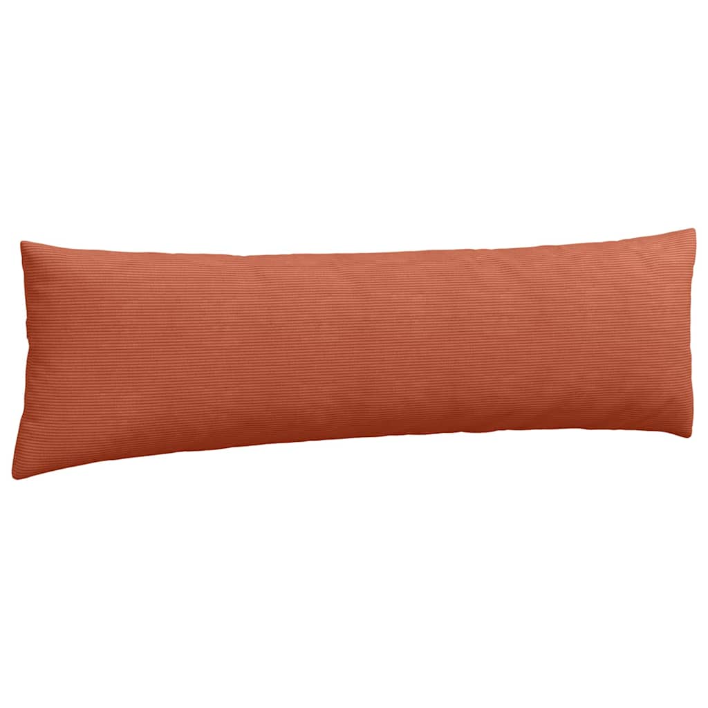 Sofa Kussens 2 pcs Rood-oranje 145 x 40 cm Katoen Stof