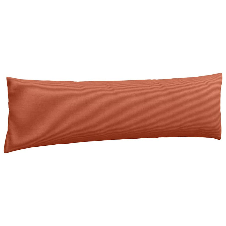 Sofa Kussens 2 pcs Rood-oranje 145 x 40 cm Katoen Stof