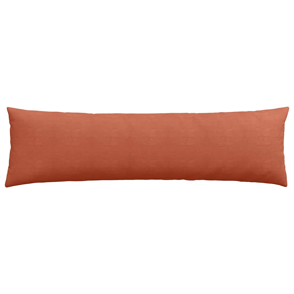 Sofa Kussens 2 pcs Rood-oranje 145 x 40 cm Katoen Stof